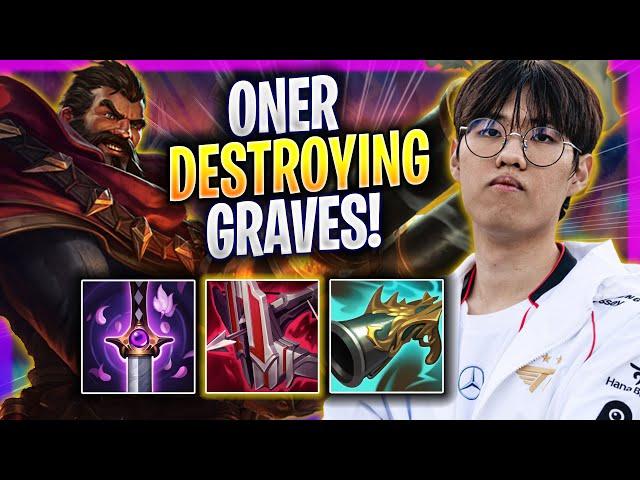 ONER DESTROYING WITH GRAVES! - T1 Oner Plays Graves JUNGLE vs Darius! | Bootcamp 2024