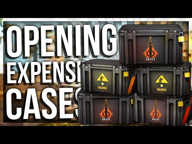 OPENING THE MOST EXPENSIVE CS:GO CASES EVER (BRAVO, WEAPON CASE & ESPORT 2013)