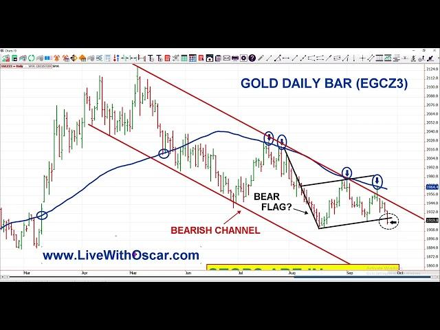 Stocks Look Ugly! Gold Looks UGLY Too Says OSCR Carboni #2644   09/27/2023