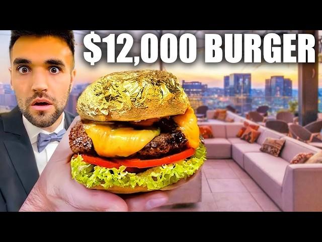 WORLD'S CHEAPEST BURGER Vs. MOST EXPENSIVE BURGER ($0.14 vs $12,000)!