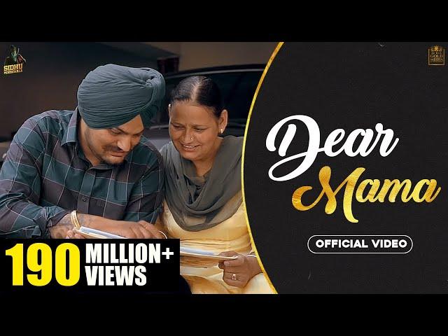 DEAR MAMA (Full Video) Sidhu Moose Wala |Kidd| HunnyPK Films | GoldMedia | Latest Punjabi Songs 2020