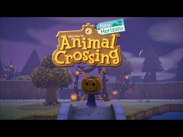 Animal Crossing Longplay | Making A Halloween Themed Island From Scratch In October | No Commentary