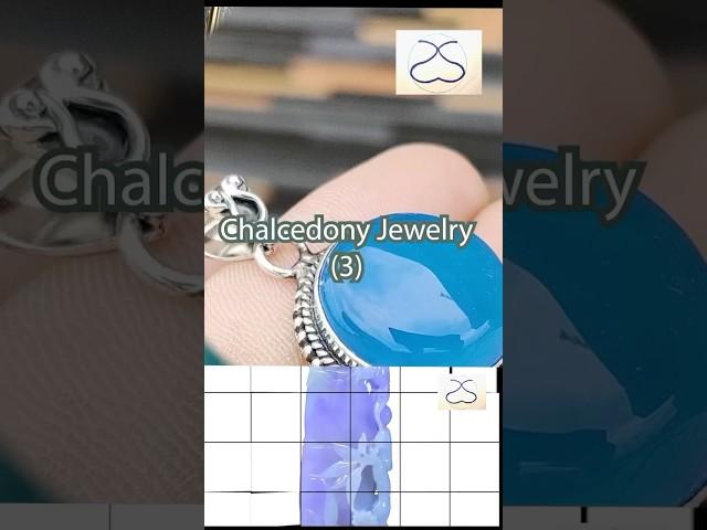 Chalcedony Jewelry (3) sesamegallery999.com #art #jewelry #gems #chalcedony #necklace #handmade