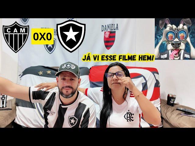 React de Atlético-MG 0X0 Botafogo, Fogão vacila e fica apenas no empate e ver os porquinhos encostar