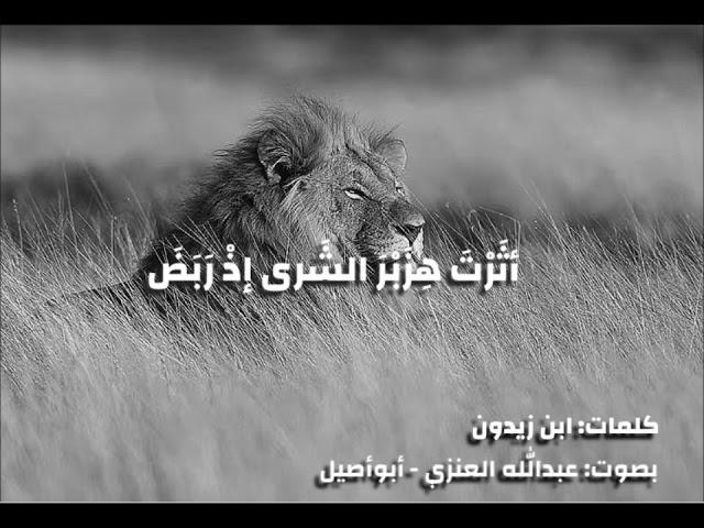 أثرت هِزَبْرَ الشرى إذ ربض | ابن زيدون