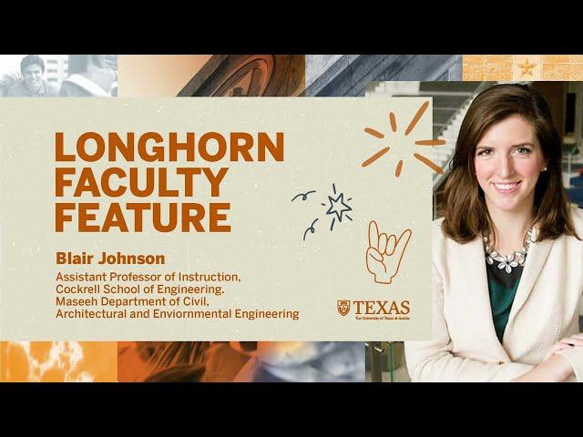 Longhorn Faculty Feature: Blair Johnson