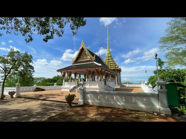 Wat Khao Dee Salak Footprint at U Thong District in Suphan Buri Thailand