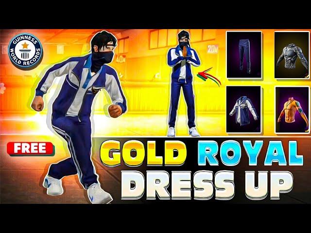 NEW GOLD ROYAL BUNDLE COMBINATION || NO TOP UP DRESS COMBINATION 