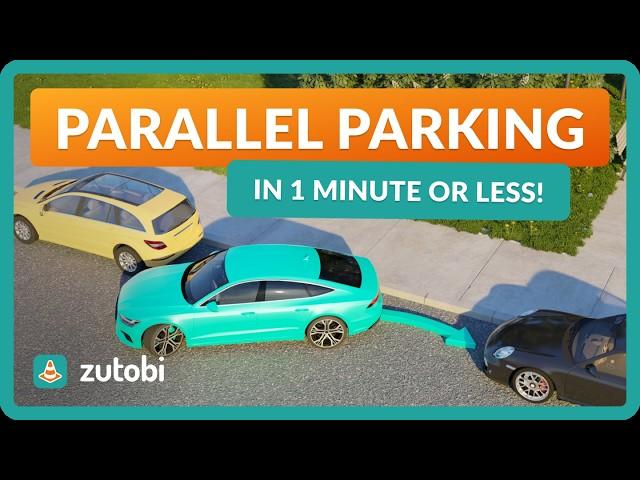 Easy Way to Parallel Park (Quick 1-Minute Parallel Parking Tutorial)