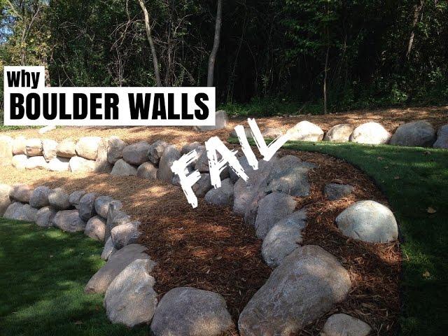 Why Boulder Retaining Walls Fail