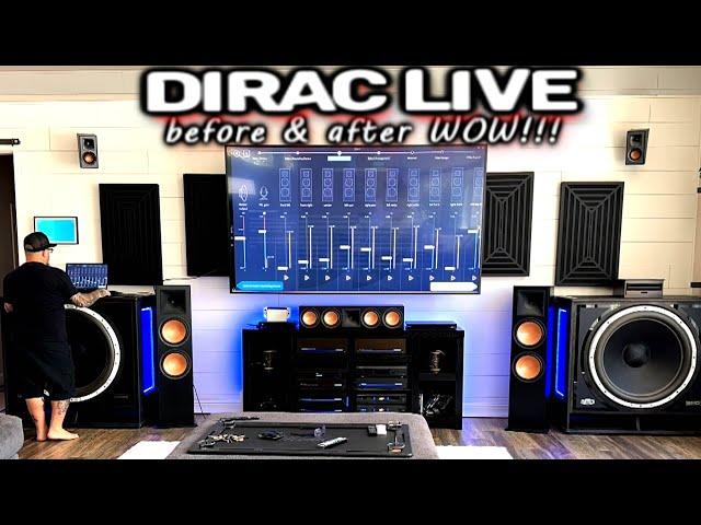 The Best Living Room Home Theater I've EVER heard! Audiocontrol Home Audio + Dirac Live Calibration