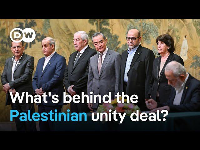 What is China's role in the 'Beijing Declaration' of rival Palestinian factions? | DW News