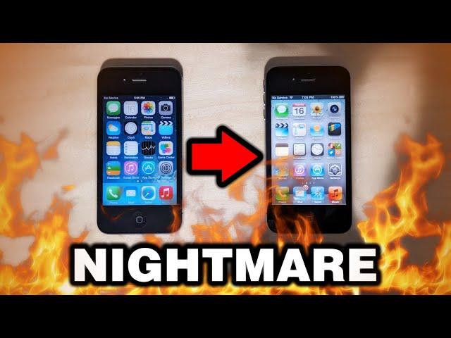 The Horrors of Downgrading the iPhone 4s