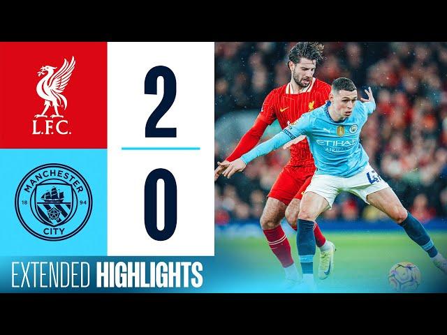 EXTENDED HIGHLIGHTS | Liverpool 2-0 Man City | Defeat at Anfield