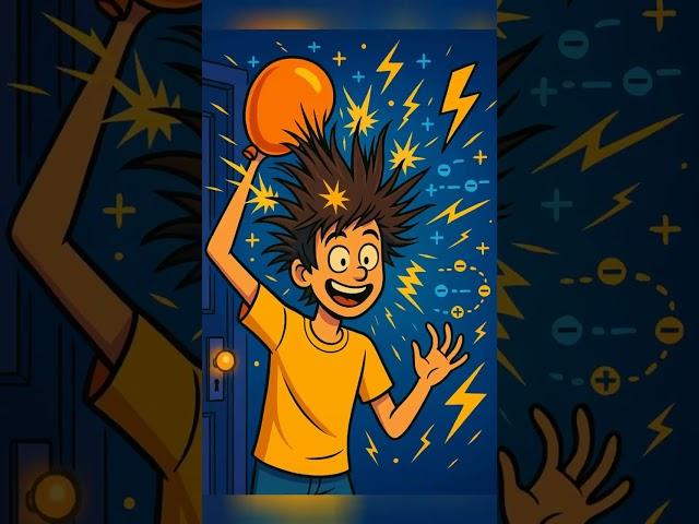 ️ The Surprising Truth About Static Electricity! #DidYouKnow #Explained #ytshorts