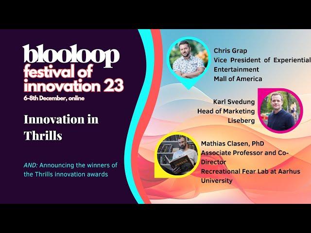 Recreational fear at the Blooloop Festival of Innovation '23 with Liseberg and Mall of America