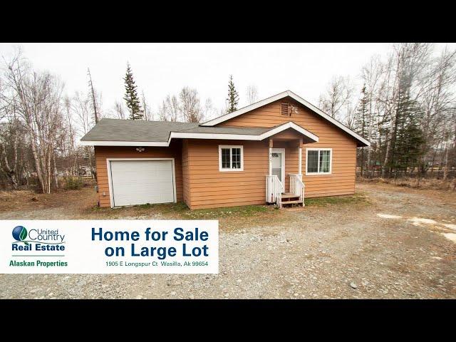 Ranch-Style Home on Large Lot for Sale in Wasilla, AK