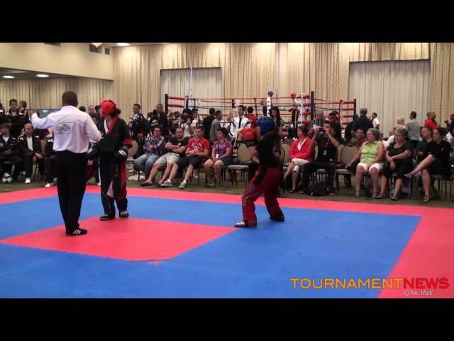 Lucy Wolf vs Helene Bienvienue Light Contact -50kg Final at WKA World Championships 2012