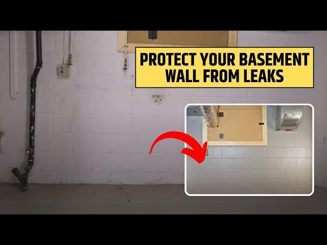 Waterproof your basement walls by creating a barrier with Liquid Rubber