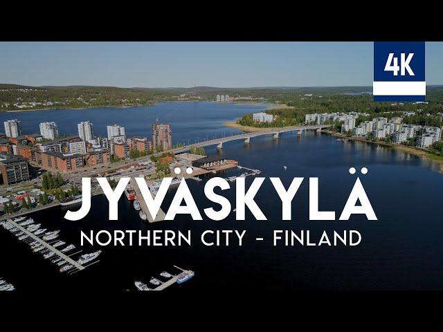 JYVÄSKYLÄ - NORTHERN CITY in Europe  | FINNISH Lakeland in SUMMER | FINLAND | Cinematic Drone