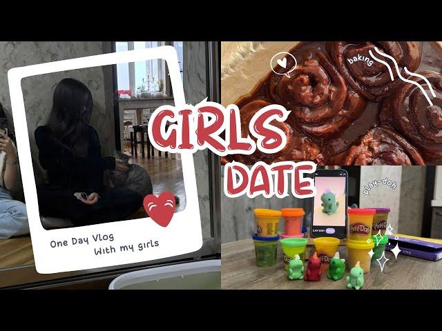 Girls date/ Payız günlərindən biri vlog  ( cinnamon bişirdik, söhbətlər, and fun) 