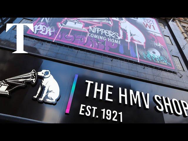 HMV reopens flagship Oxford Street store after four-year absence