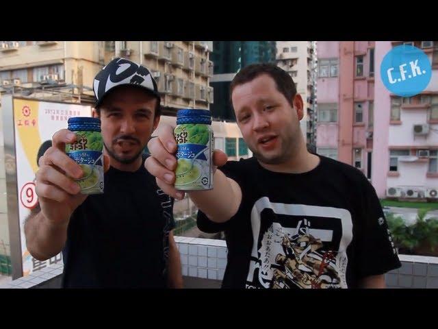 Pokka Cold Bean Potted Soup Drink - Crazy From Kong Review!!