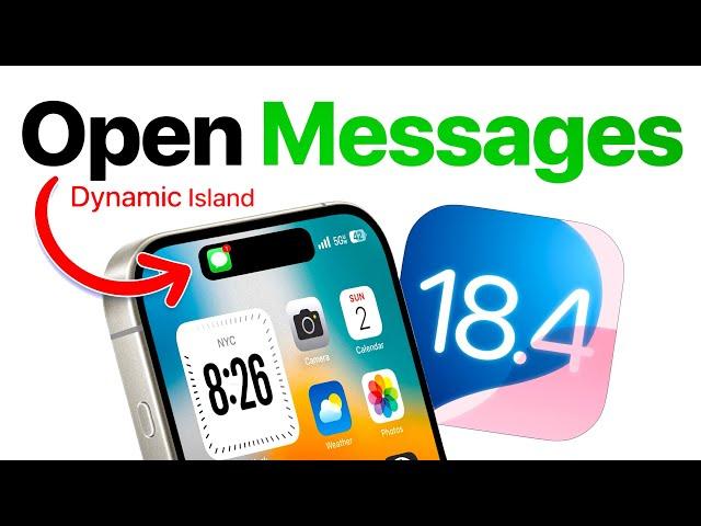 iOS 18.4 - New Open Conversation Feature on iPhone