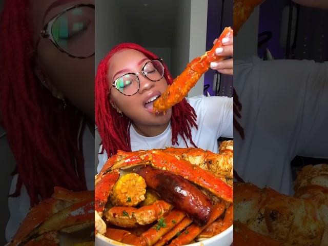 Spicy SEAFOOD  cr. Kie.eats on instagram #asmr #mukbang #foodshorts #eating #asmrshorts #seafood