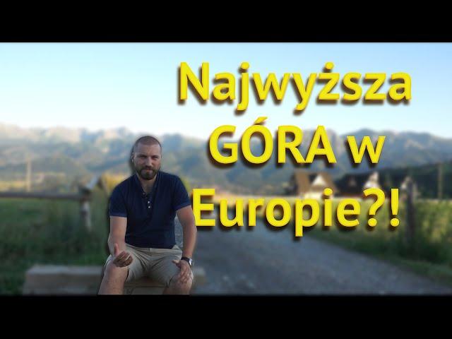 Najwyższa góra w Europie?I ️️