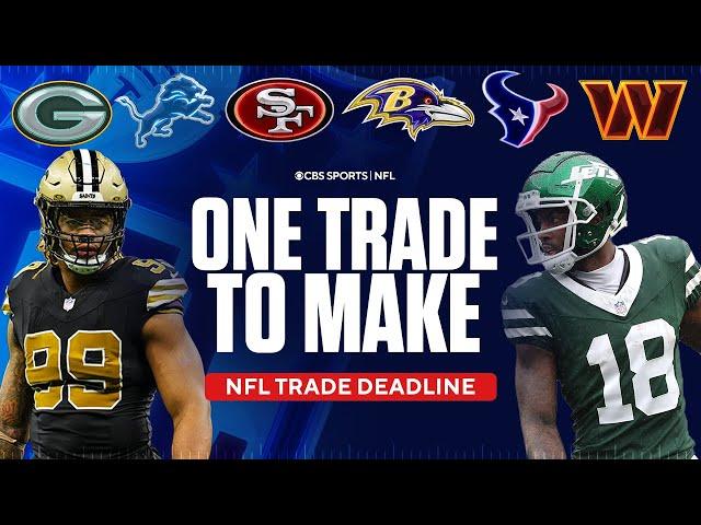 NFL Trade Deadline Update: One trade EACH CONTENDER should make