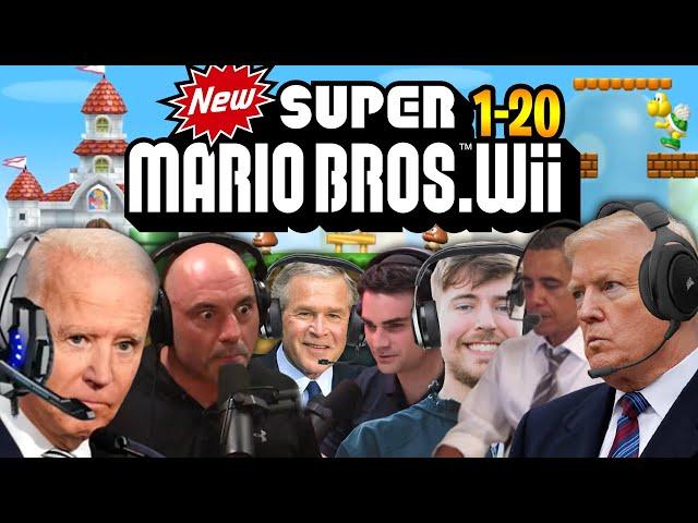 US Presidents Play New Super Mario Bros. Wii 1-20