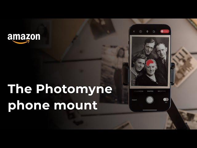 The Photomyne phone mount