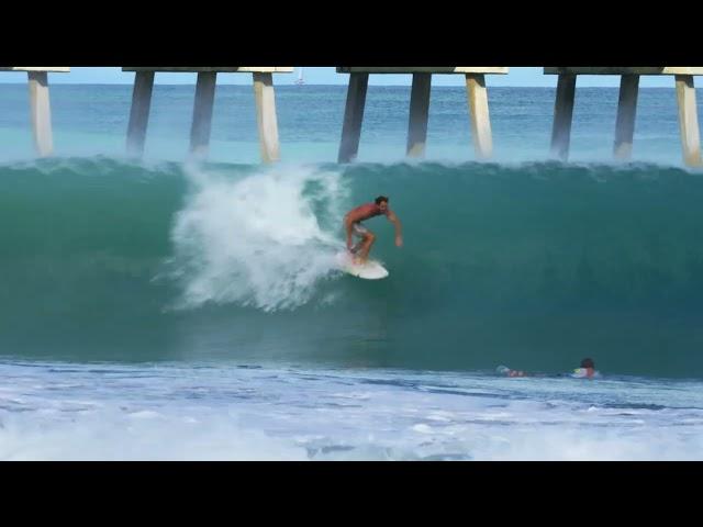 One wave of Oliver Kurtz surfing in south Florida 11/17/2023