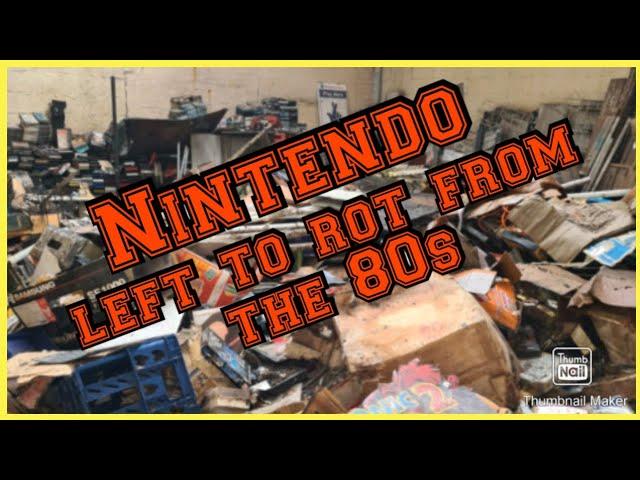 NINTENDO LEFT TO ROT FROM THE 80S...AND SO MUCH MORE AMAZING RETRO