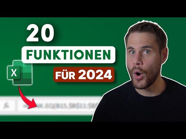 20 Excel Funktionen die JEDER können sollte