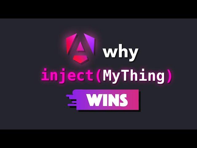 The inject function in Angular is not just a toy