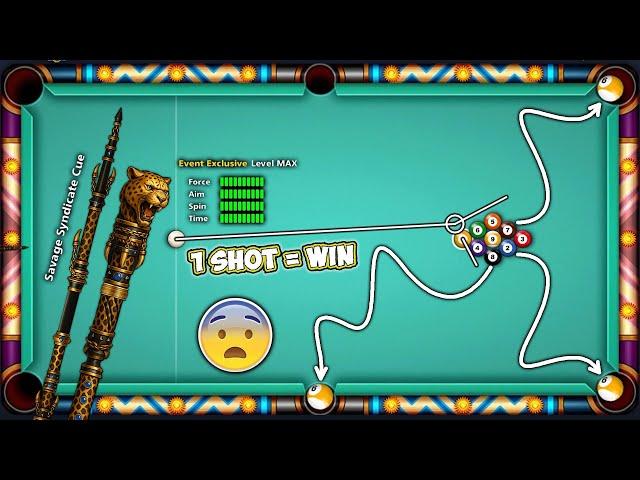 NEW GOLDEN BREAK with SAVAGE Syndicate Cue Level Max ( 1 SHOT = WIN ) Gaming With K - 8 Ball Pool