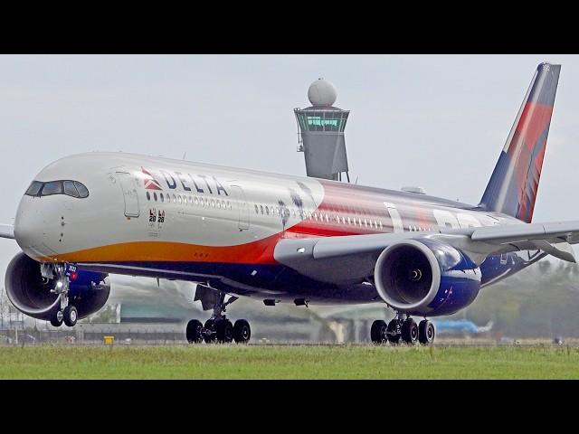 +35 MIN OF HEAVY ACTION | 4x A380, 5x B747F, B777, A350, B787 | Amsterdam Schiphol Airport Spotting