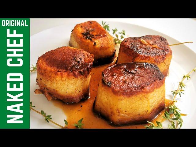 FONDANT POTATOES | Crusty Roasted Potato | How to cook recipe