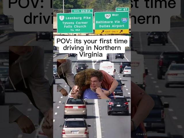 Driving in Northern Virginia