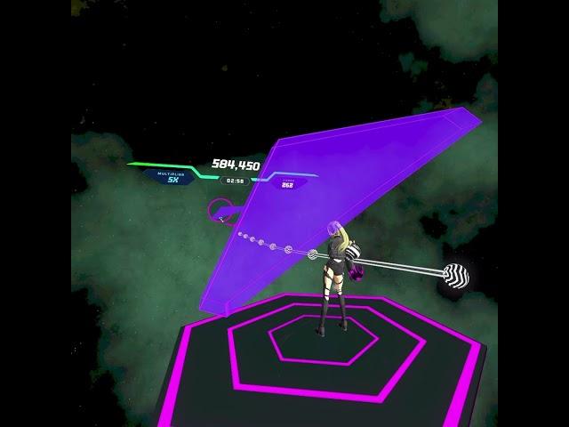 Synth Riders - Omen - The Prodigy - Master - Custom #synthriders #vr #customsongs #shorts
