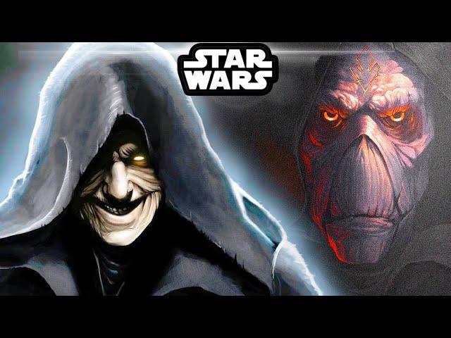 How Plagueis FINALLY Broke Palpatine & Created DARTH SIDIOUS