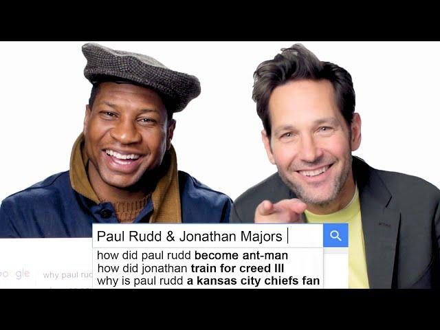 Paul Rudd & Jonathan Majors Answer the Web's Most Searched Questions | WIRED