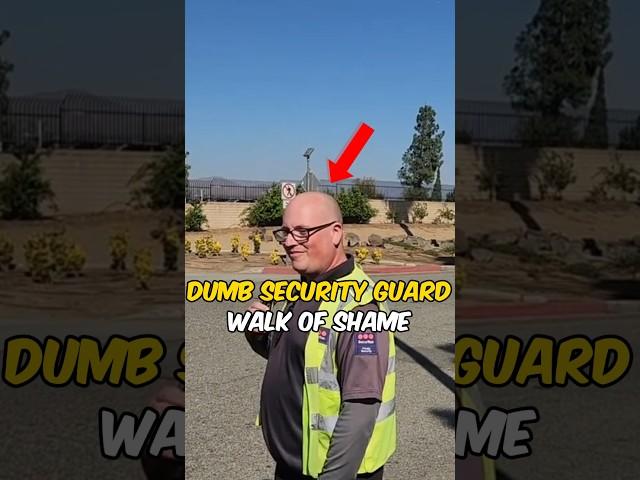 Over-smart Security Guard Laughing #crime #corruptcops #tyrants #law #justice