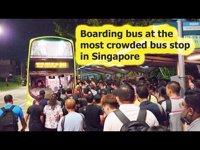 Most Crowded Bus Stop Singapore