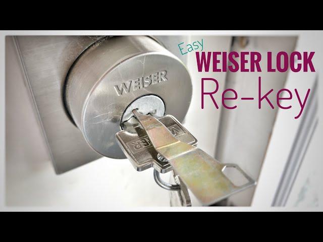 How to Re-Key a Weiser Smart Lock (Super Easy)