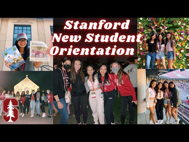 STANFORD New Student Orientation: Freshman Year 2021