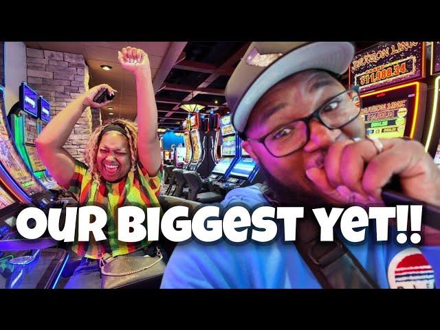 Our Biggest Win Ever In A Casino This Small!!