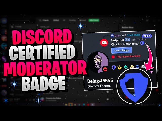 How To Get The New Discord Certified Moderator Badge 2021